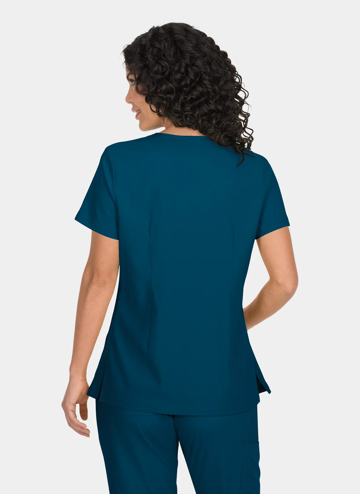 Koi Basics Katie Scrub Top - Caribbean - Image 3